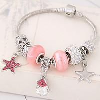 charm bracelet alloy rhinestone star teardrop fashion womens jewelry 1 ...