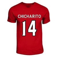 chicharito manchester united hero t shirt red