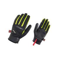 Chiba Tour Plus Windstopper Winter Cycling Gloves - Yellow / Black / Medium