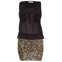 Chiffon Sequin Dress