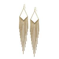 chain tassel drop earrings