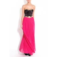 Chain Trim Maxi Dress