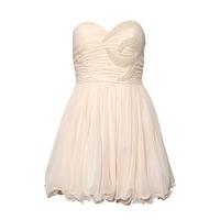 Chiffon Bandeau Pearl Dress