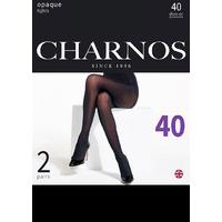 Charnos Opaque 40 Denier Matt Tights 2 Pair Pack