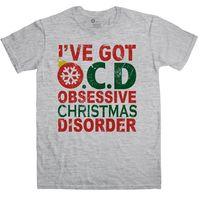 Christmas Men\'s T Shirt - OCD Obsessive Christmas Disorder