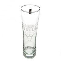 Chicago Bulls Tall Beer Glass