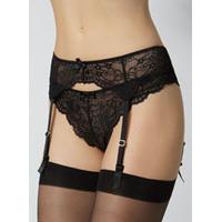 Chloe lace suspender belt