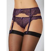 Chloe lace suspender belt