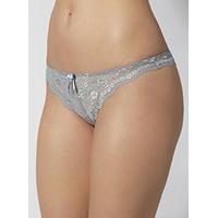 Chloe contrast lace thong