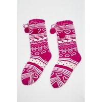 Christmas Knitted Slipper Socks