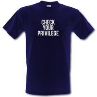 Check Your Privilidge male t-shirt.