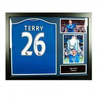 chelsea fc terry signed shirt framed