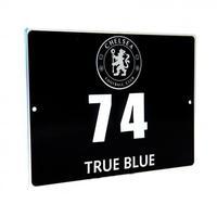 chelsea fc metal door plaque