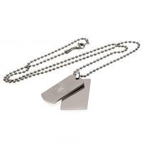 Chelsea F.C. Double Dog Tag &amp;amp; Chain