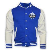 chelsea college baseball jacket blue kids