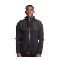 Chronium Fleece Nylon Hooded Top