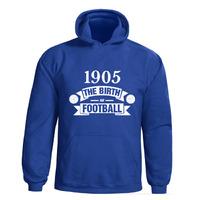 chelsea birth of football hoody blue