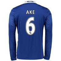 Chelsea Home Shirt 2016-17 - Long Sleeve with Ake 6 printing, Blue