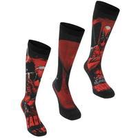 Character Socks Pack of 3 Mens