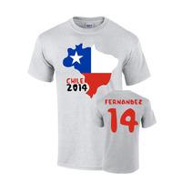 Chile 2014 Country Flag T-shirt ...