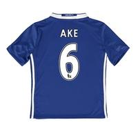Chelsea Home Shirt 2016-17 - Kids with Ake 6 printing, Blue