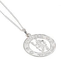 Chelsea F.C. Sterling Silver Pendant &amp;amp; Chain CR