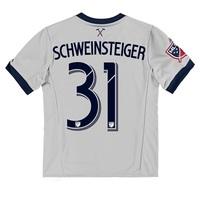 Chicago Fire Away Shirt 2017-18 - Kids with Schweinsteiger 31 printing, White