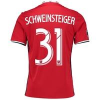 Chicago Fire Home Shirt 2016-17 with Schweinsteiger 31 printing, Red