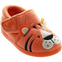 chipmunks tommy boyss baby slippers in orange