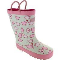 Chipmunks Ramona girls\'s Children\'s Wellington Boots in pink
