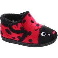 chipmunks pippa girlss baby slippers in red