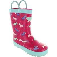 Chipmunks Angelica girls\'s Children\'s Wellington Boots in pink