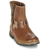 Chipie KAZIP girls\'s Children\'s Mid Boots in brown