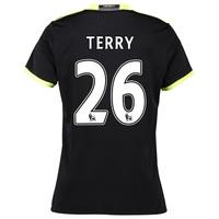 Chelsea Away Shirt 16-17 - Womens with Terry 26 printing, Black