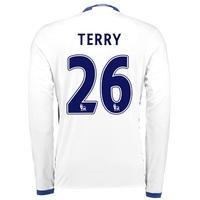 Chelsea Third Shirt 16-17 - Long Sleeve with Terry 26 printing, White