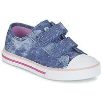 chicco carona girlss childrens shoes trainers in blue