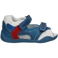 chicco 01057447 scarpa velcro kid blue boyss childrens sandals in blue
