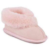 childrens new classic sheepskin slippers baby pink uk size 89