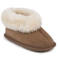 childrens new classic sheepskin slippers chestnut uk size 1011