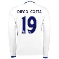 Chelsea Third Shirt 16-17 - Long Sleeve with Diego Costa 19 printing, White