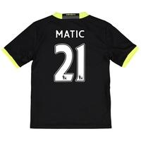 Chelsea Away Shirt 16-17 - Kids with Matic 21 printing, Black