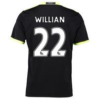 Chelsea Away Shirt 16-17 with Willian 22 printing, Black