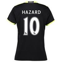 chelsea away shirt 16 17 womens with hazard 10 printing black