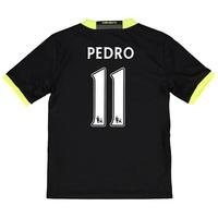 Chelsea Away Shirt 16-17 - Kids with Pedro 11 printing, Black