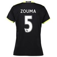 chelsea away shirt 16 17 womens with zouma 5 printing black