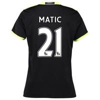 Chelsea Away Shirt 16-17 - Womens with Matic 21 printing, Black