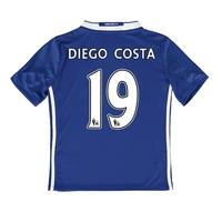 Chelsea Home Shirt 2016-17 - Kids with Diego Costa 19 printing, Blue