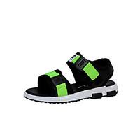 Children Summer Casual Sandals Flat Heel PU Leather Sand beach lightweight Shoes High Quality Slip-on Shoes for /Outdoor/Casual Black Red Green