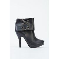 Chain Side Heeled Ankle Boots