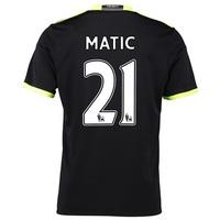 Chelsea Away Shirt 16-17 with Matic 21 printing, Black